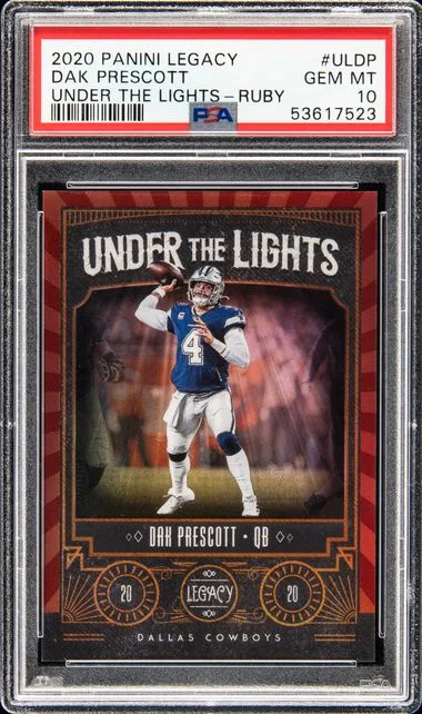 2020 Panini Dak Prescott Legacy Under The Lights Ruby #ULDP card image