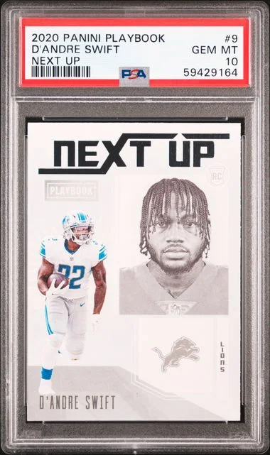 2020 Panini D'Andre Swift Playbook Next Up #9 card image