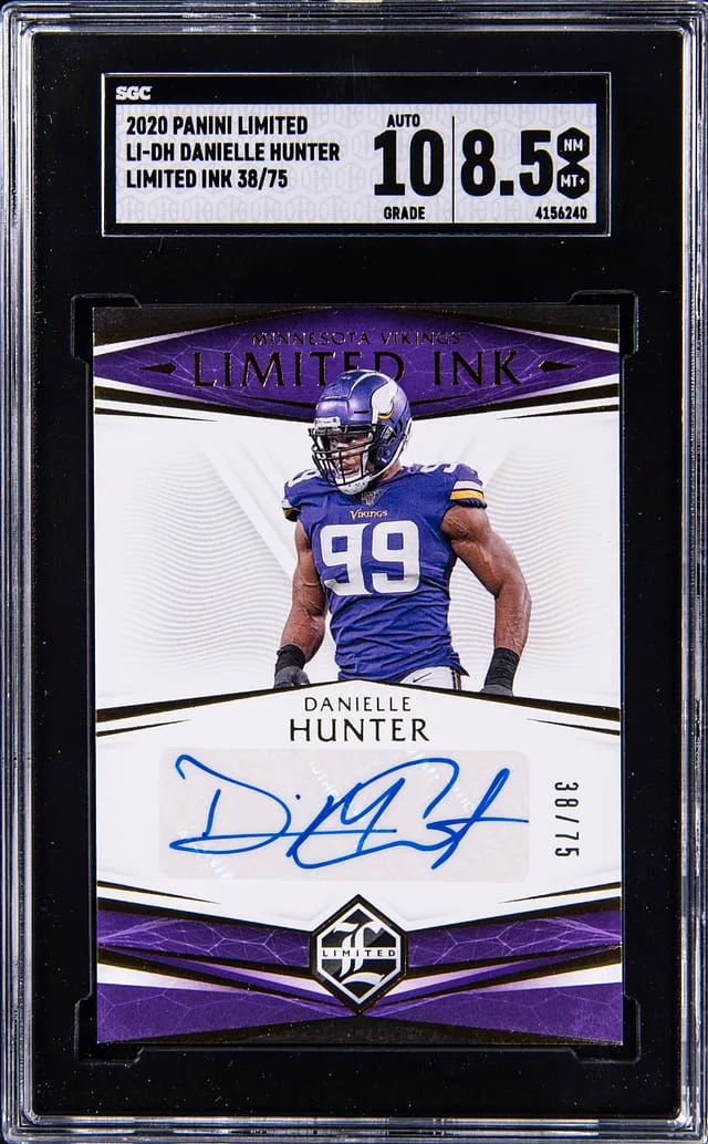 2020 Panini Danielle Hunter Limited Ink #LI-DH card image