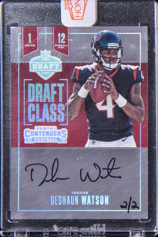 2020 Panini Deshaun Watson Honors '17 Contenders Draft Class Autograph Recollection #DC-DA card image