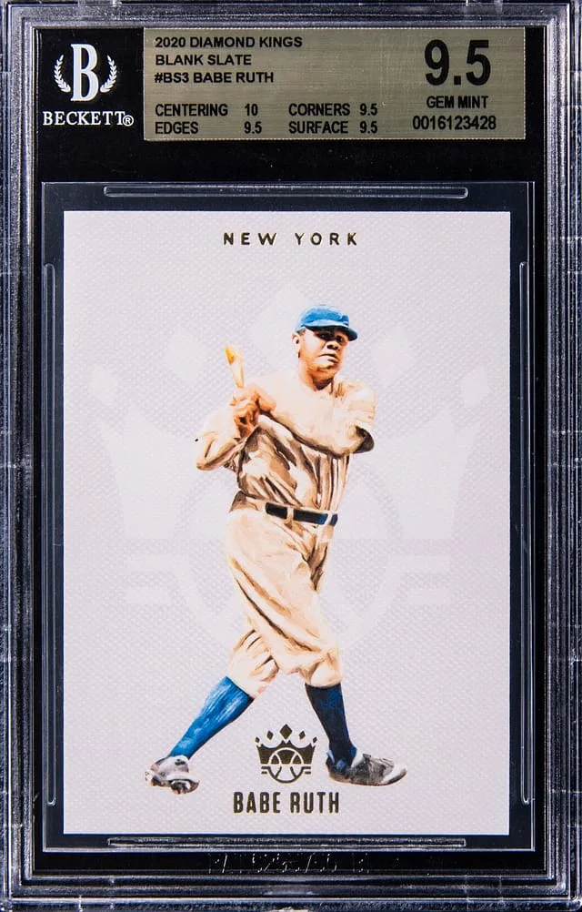 2020 Panini Diamond Kings Babe Ruth Blank Slate #BS-3 card image