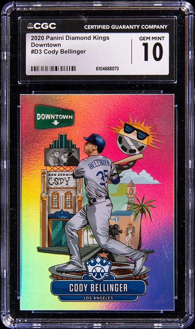 2020 Panini Diamond Kings Cody Bellinger Downtown #D3 card image