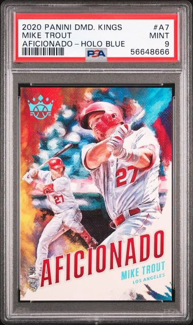 2020 Panini Diamond Kings Mike Trout Aficionado #A7 card image