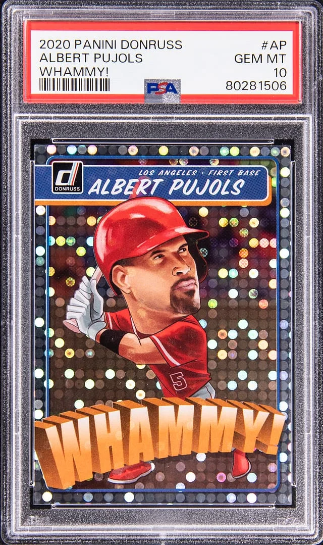 2020 Panini Donruss Albert Pujols Whammy! #AP card image