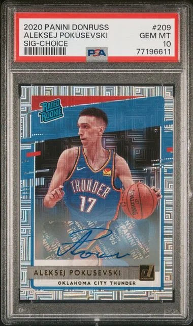 2020 Panini Donruss Aleksej Pokusevski #209 card image