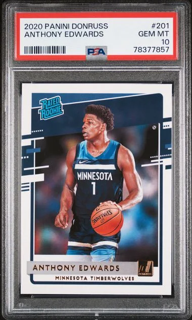 2020 Panini Donruss Anthony Edwards #201 card image