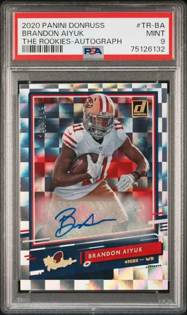 2020 Panini Donruss Brandon Aiyuk The Rookies Autograph #TR-BA card image