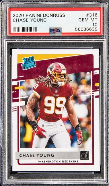2020 Panini Donruss Chase Young #316 card image