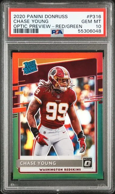 2020 Panini Donruss Chase Young #P316 card image