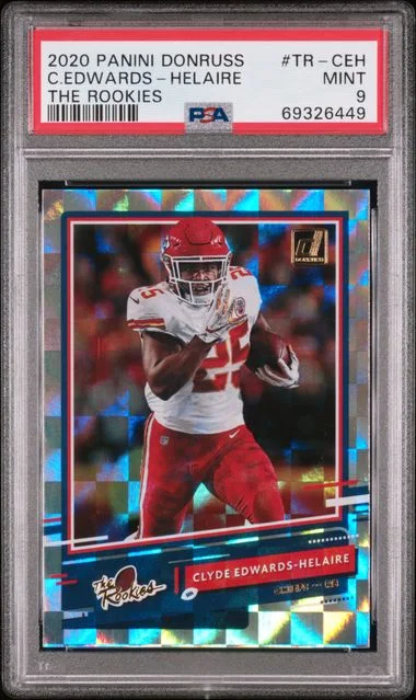 2020 Panini Donruss Clyde Edwards-Helaire The Rookies #TR-CEH card image