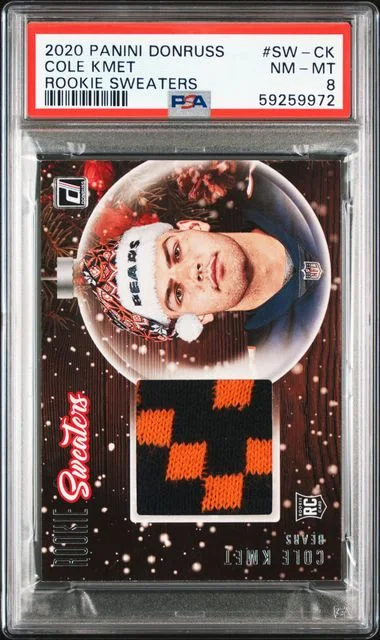 2020 Panini Donruss Cole Kmet Sweaters #SW-CK card image