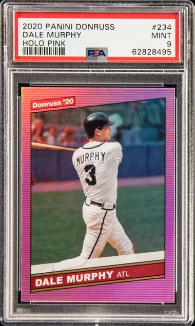 2020 Panini Donruss Dale Murphy Holo Pink #234 card image
