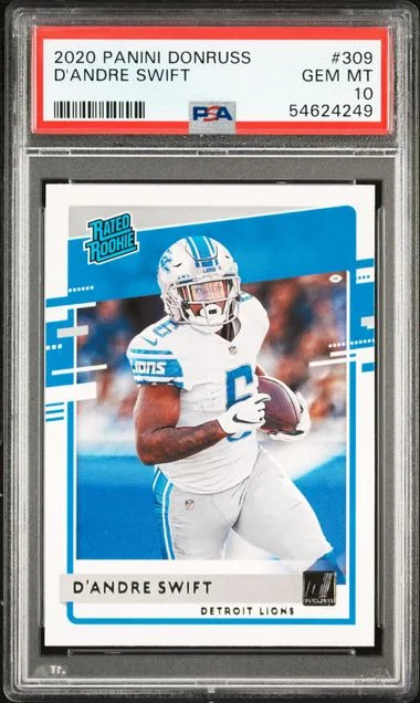 2020 Panini Donruss D'Andre Swift #309 card image