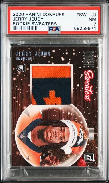 2020 Panini Donruss Jerry Jeudy Sweaters #SW-JJ card image