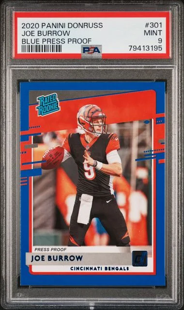 2020 Panini Donruss Joe Burrow #301 card image