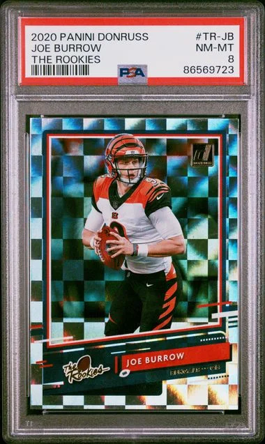 2020 Panini Donruss Joe Burrow The Rookies #TR-JB card image