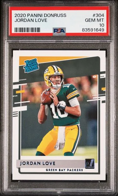 2020 Panini Donruss Jordan Love Canvas #304 card image