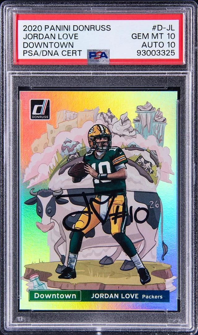 2020 Panini Donruss Jordan Love Downtown #D-JL card image