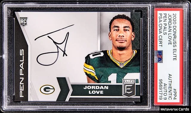 2020 Panini Donruss Jordan Love Elite Pen Pals #PP4 card image
