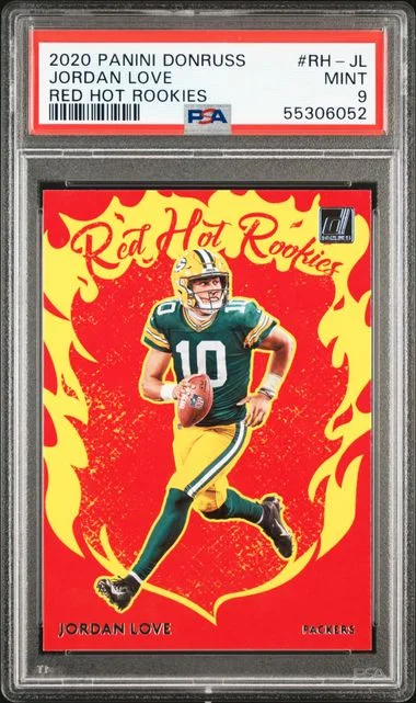 2020 Panini Donruss Jordan Love Red Hot Rookies #RH-JL card image