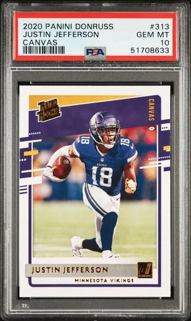 2020 Panini Donruss Justin Jefferson #313 card image