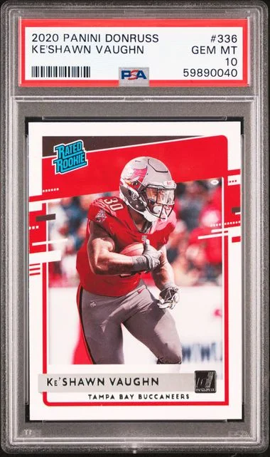 2020 Panini Donruss Ke'Shawn Vaughn #336 card image