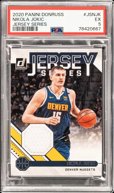2020 Panini Donruss Nikola Jokic Jersey Series #JSNJK card image
