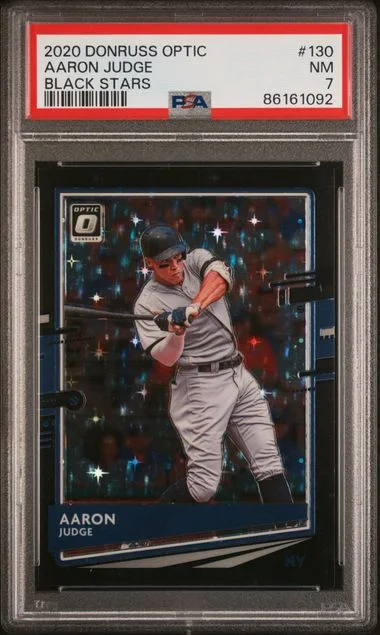 2020 Panini Donruss Optic Aaron Judge Black Stars #130 card image