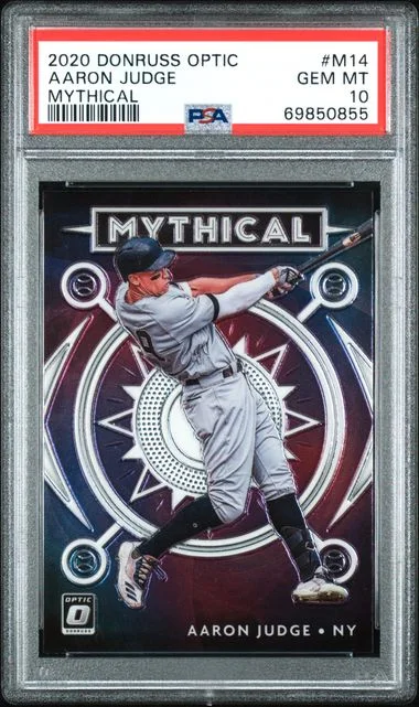 2020 Panini Donruss Optic Aaron Judge Mythical #M-14 card image