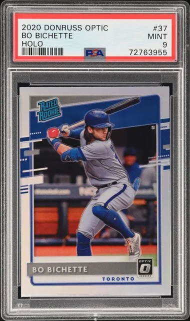 2020 Panini Donruss Optic Bo Bichette Holo #37 card image