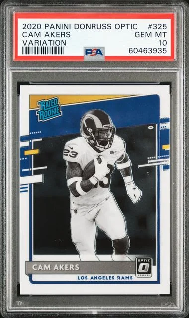 2020 Panini Donruss Optic Cam Akers #325 card image