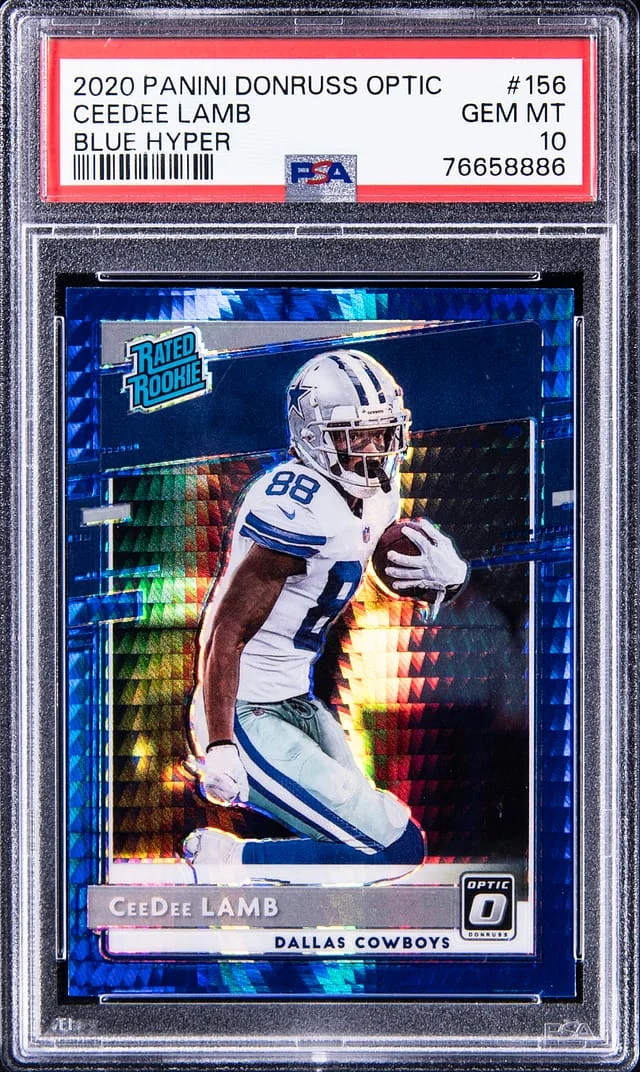 2020 Panini Donruss Optic Ceedee Lamb Holo #156 card image