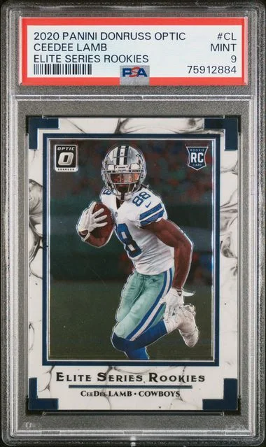 2020 Panini Donruss Optic Ceedee Lamb Elite Series Rookies #CL card image