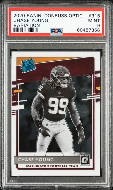 2020 Panini Donruss Optic Chase Young #316 card image
