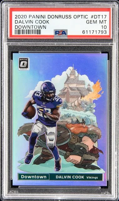 2020 Panini Donruss Optic Dalvin Cook Downtown #Dt17 card image