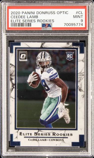 2020 Panini Donruss Optic Elite Series Rookies Cl Ceedee Lamb #no-number card image