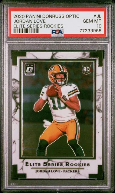 2020 Panini Donruss Optic Elite Series Rookies Jl Jordan Love #no-number card image