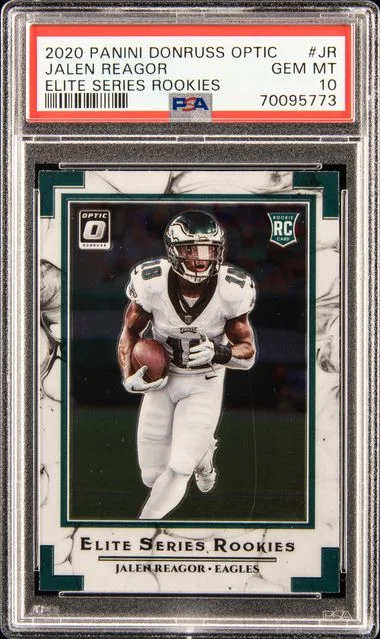 2020 Panini Donruss Optic Elite Series Rookies Jr Jalen Reagor #no-number card image
