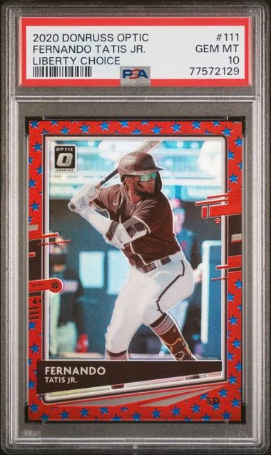 2020 Panini Donruss Optic Fernando Tatis Jr. Liberty Choice #111 card image