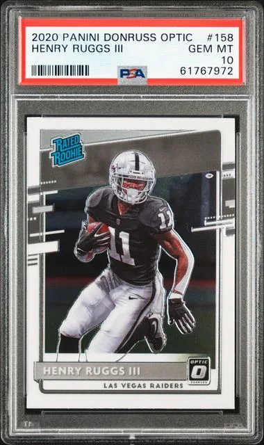2020 Panini Donruss Optic Henry Ruggs III #158 card image
