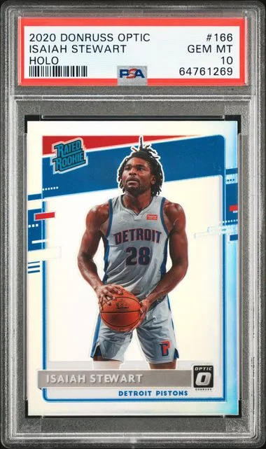 2020 Panini Donruss Optic Isaiah Stewart #166 card image