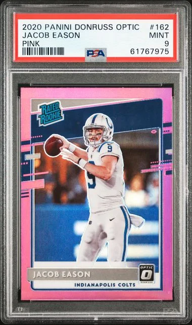 2020 Panini Donruss Optic Jacob Eason #162 card image