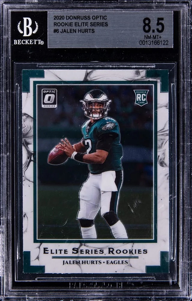 2020 Panini Donruss Optic Jalen Hurts Elite Series Rookies #ESR-JAH card image