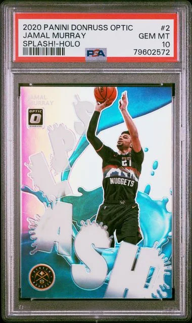 2020 Panini Donruss Optic Jamal Murray Splash! Holo #2 card image