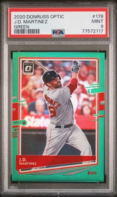 2020 Panini Donruss Optic J.D. Martinez Green #178 card image