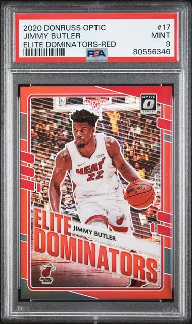 2020 Panini Donruss Optic Jimmy Butler Elite Dominators Red #17 card image