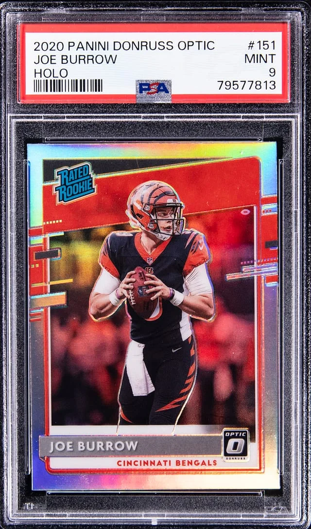 2020 Panini Donruss Optic Joe Burrow #151 card image