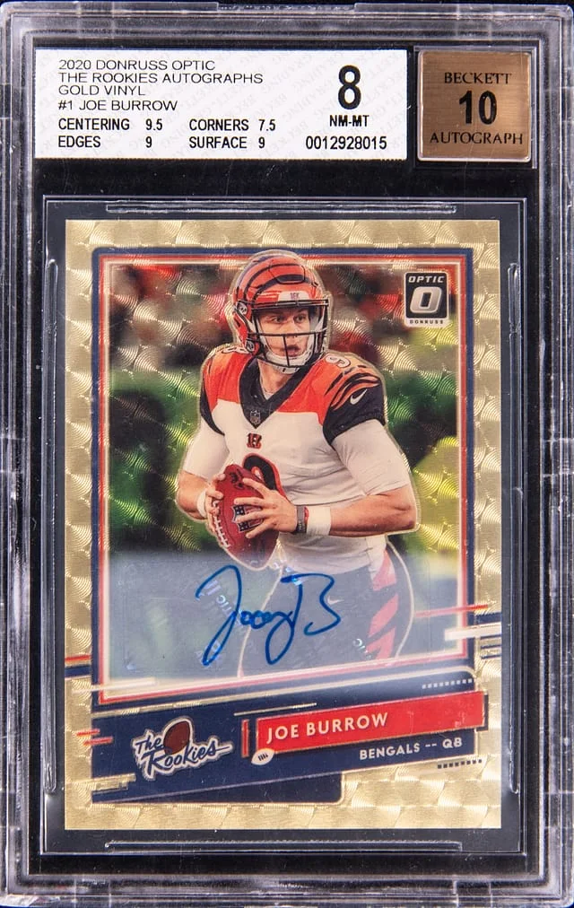 2020 Panini Donruss Optic Joe Burrow The Rookies #TR-JB card image