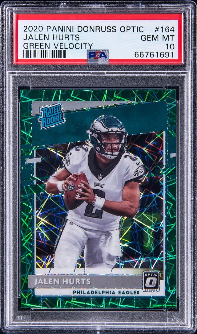 2020 Panini Donruss Optic Jordan Love Green Velocity #164 card image