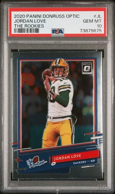 2020 Panini Donruss Optic Jordan Love The Rookies #TR-JL card image
